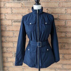 Tommy Hilfiger water resistant belted jacket